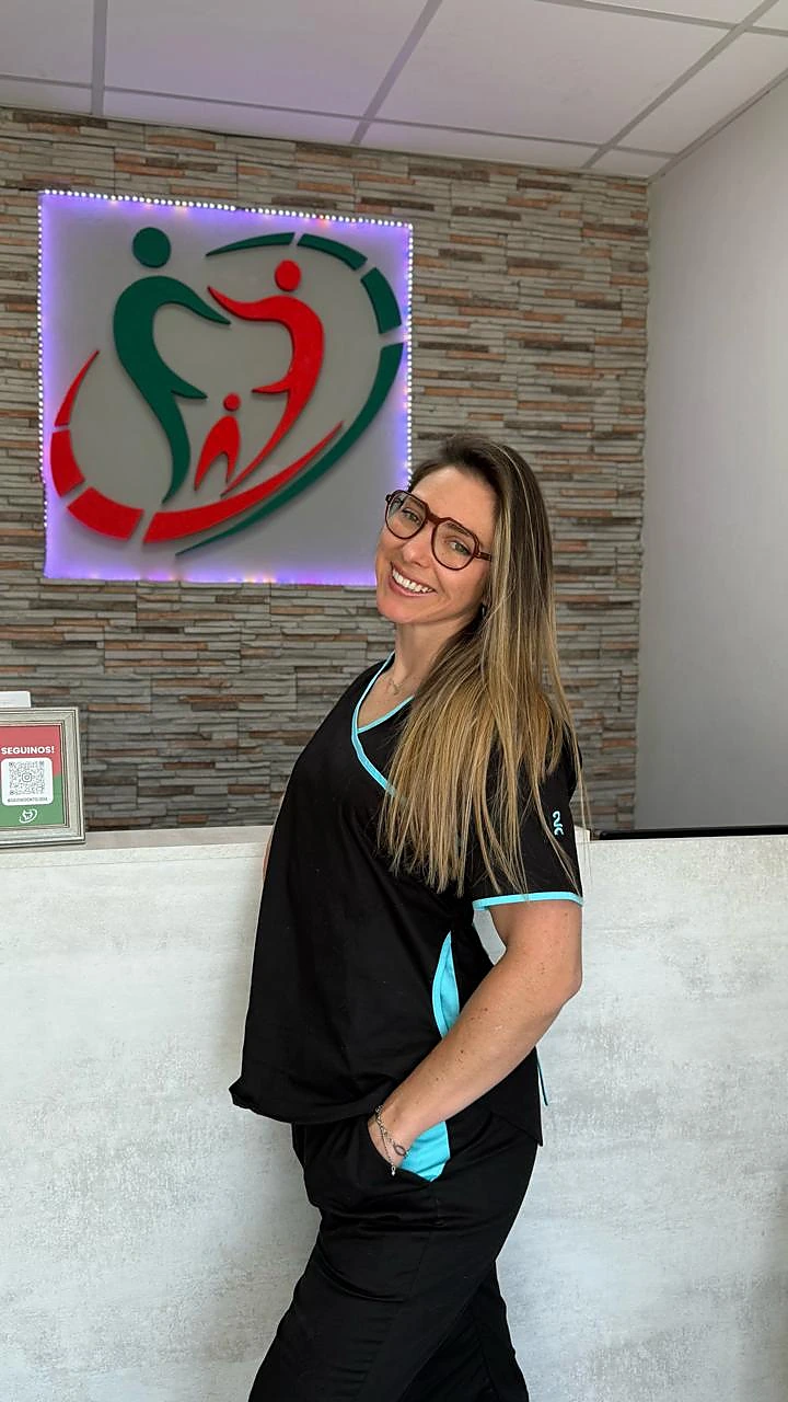 La Dra. María Valentina Venturini en el consultorio SAVEN